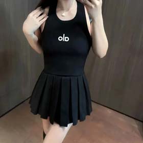 ALO 2025 primavera e estate lettera classica elastica di cotone copertura laterale sospensioni seno   