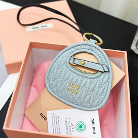 miumiu cuoio ricamato borsa appendere ornamenti-3533  