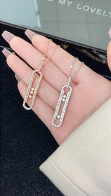 Messika diamante singolo orecchini in talco-3664  