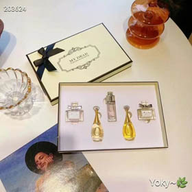 Dior giallo scatola profumo campione 5 pezzi set-3440  