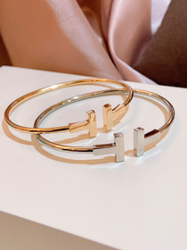 Tiffany braccialetto aperto bobina senza diamanti-3924  