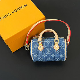 Louis Vuitton LV Mini Denim Cuscino Borsa Pendente-3934  