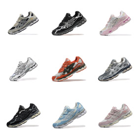 ASiCS GEL-NYC scarpe da corsa low-top in mesh in camomile assorbenti e resistenti all'usura-2859  