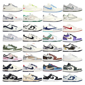 Nike Dunk collaborazione antiscivolo resistente all'usura scarpe da ginnastica low-top-2974  