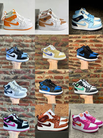 Nike NK Giordania Air Jordan 1 scarpe da basket da bambini resistenti all'usura  