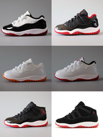 Giordania Air Giordania 11 Retro basso brillante agrumi basso-top bambini pallacanestro scarpa-4133  