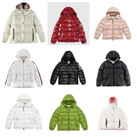 Moncler Montbeliard serie cappuccio caldo breve zip giù giacca-4306  