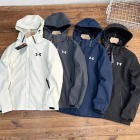 Under Armour Giacca serie cappuccio sport all'aperto Soft Shell Giacca antivento-4375  