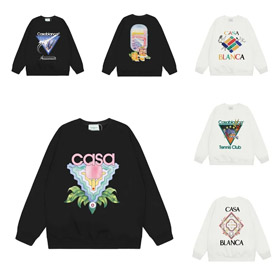 Casablanca casual all-match maglietta a collo rotondo-4422  