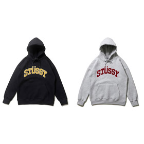 Stussy lettera stampa felpa a cappuccio-4437  