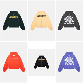 SUFFERS nuovo casual strada zip hoodie-4463  