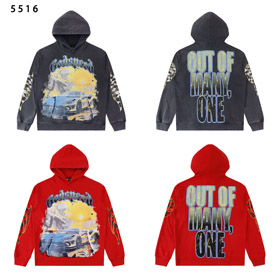 Godspeed Racing stampa Terry Casual felpa a cappuccio-4570  