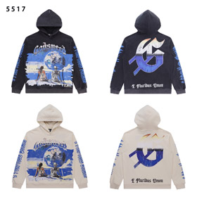 Godspeed Tech Terra umana stampa Terry Casual felpa a cappuccio-4571  