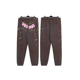 Sp5der spider web schiuma stampata Terry Sweatpants-4610  