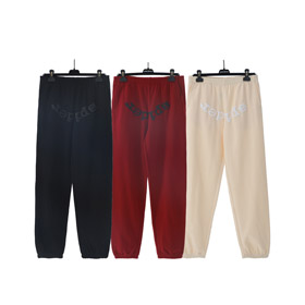 Sp5der spiderweb schiuma stampa sweatpants-4615  