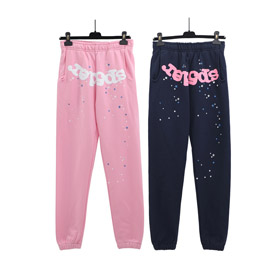 Sp5der spider web schiuma stampata sweatpants-4616  