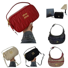 MIU MIU metallo logo zip chiusura in pelle di agnello borsa frizione-4634  