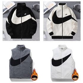 Giacca/Gilet reversibile Nike Sportswear con grande logo-4811  