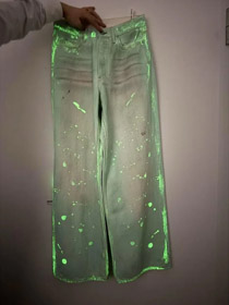 Jeans verde fluorescente Acne Studios-4967  
