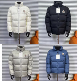 Moncler lunghezza breve, giacca a maniche lunghe con grande logo-5039  