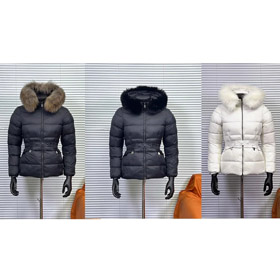Moncler 818 serie Zip-Up giù giacca con vita regolabile-5042  