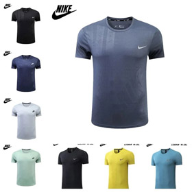 Nike asciugatrice rapida a maniche corte sport T-shirt-5162  