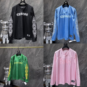 Cromo cuori CH nuova edizione limitata manica floreale hockey su ghiaccio Jersey sciolto t-shirt-5325  