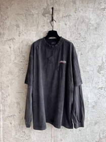 Balenciaga T-shirt a maniche lunghe a due pezzi  