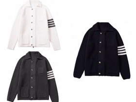 Thom Browne TB nuova giacca cardigan maglia lana-5495  