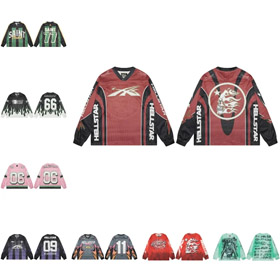 inferno stella base strato manica lunga sciolto afflitto felpa-5533  