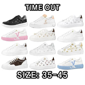 Louis Vuitton LV Low-top traspirante anti-scivolo Skate Scarpe-5571  