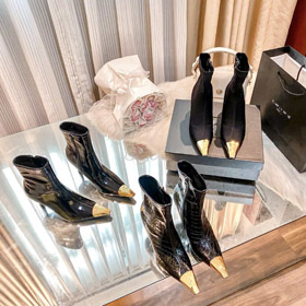 Yves Saint Laurent YSL stivali in stiletto con cerniera laterale-5722  