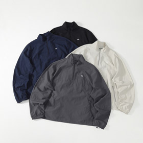 ALO mezza zip ricamato stand-collar giacca atletica-5897  