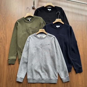 Lacoste logo classico ricamato crewneck felpa-5905  