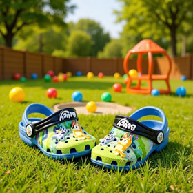 Nuovo Crocs x Bluey collaborazione genitore-bambino clogs-5966  
