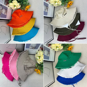 Jacquemus cappello secchio a bordi larghi con cordone-5982  