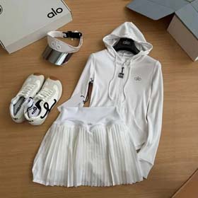ALO Semplice all'aperto asciugatura rapida sport casual giacca a cappuccio per le donne sottile vest