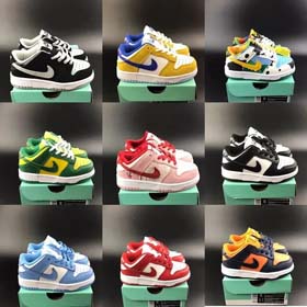 NIKE DUNK LOW Nuove scarpe da bambino colore classico abbinamento lace-up serie D scarpe da ginnasti