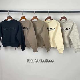Essentianls Bambini rotondo collo felpa in pile-2717