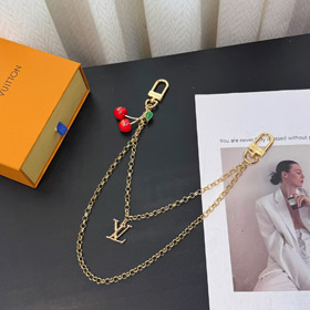Louis Vuitton LV ciliegia lettera borsa catena borsa decorazione-3622  