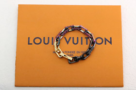 Louis Vuitton LV braccialetto in bambù temperato a tre colori  