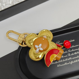 Louis Vuitton LV modello floreale San Valentino portachiavi-3656  