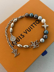 Louis Vuitton LV lettera perla fusione braccialetto-3671  