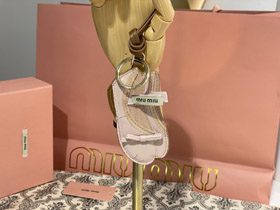 MIUMIU sospensione scarpa rosa-3879