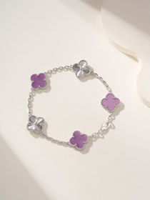 Van Cleef & Arpels fiore viola modello braccialetto-3930