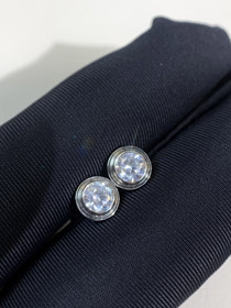 Cartier lettera 20 punti diamante orecchini-4071