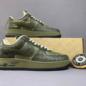 Nike Air Force 1 Low LOUIS VUITTON Scarpe da ginnastica in pelle a pizzo-2917